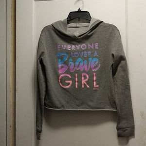 Justice Everyone Loves A Brave Girl Hoodie 14/16